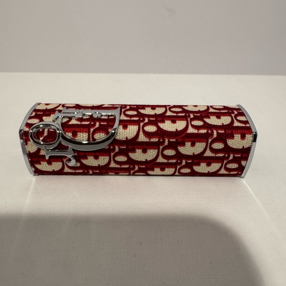 New Dior Addict Lip Case - Burgundy Oblique Limited Edition - Picture 5 of 5